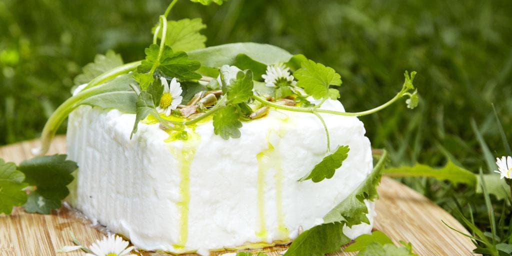Kremost med hvitløk og urter