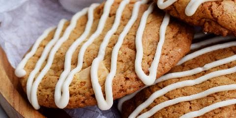 Seige cookies med hvit sjokolade og sitron