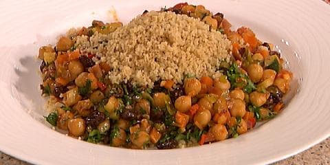 Vegetargryte med couscous
