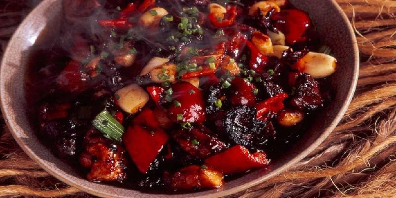 Finskåret stekt biff - Jiang bao niu rou