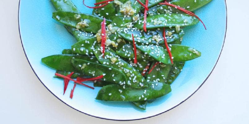 Honningglaserte sukkererter