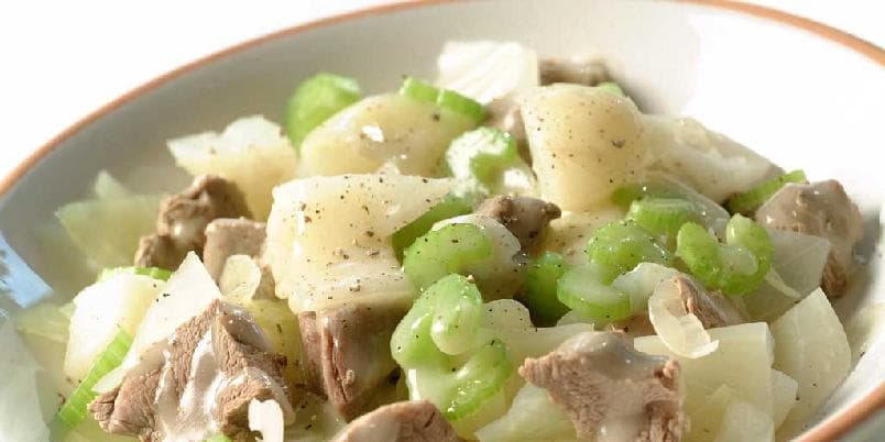 Lammekjøtt med grønnsaker - Lambakjøt meth Grænmeti