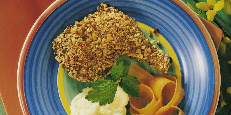 Mandelstekte kyllinglår