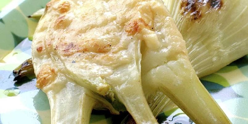 Grillet fennikel med parmesan