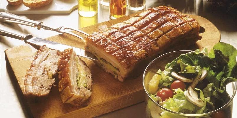 Ribbe med spennende fyll