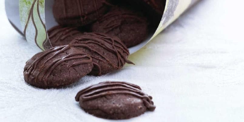 Sjokoladekjeks med marsipan