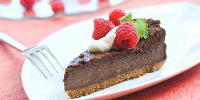 Ostekake med sjokolade