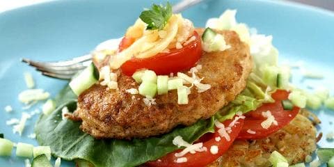 Kyllingkarbonade med røsti